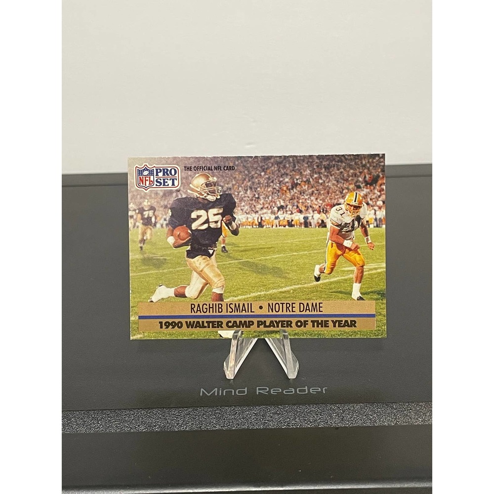 1991 Pro Set #36 Raghib "Rocket" Ismail Notre Dame Rc